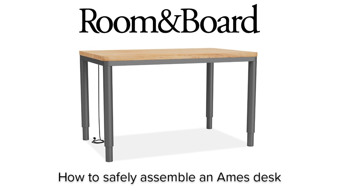 How to safely assemble an Ames desk