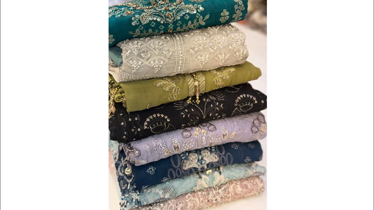 NOORS AFSANA LUXURY CHIFFON SEMI STITCHED COLLECTION ORIGINAL PAKISTANI SUITS 