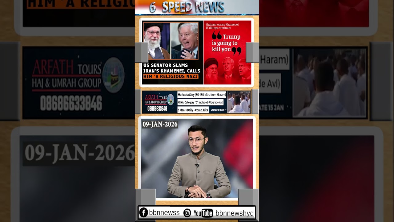 TRUMP WILL KILL YOU -  US Senator Lindsey Graham to Iran's Khamenei