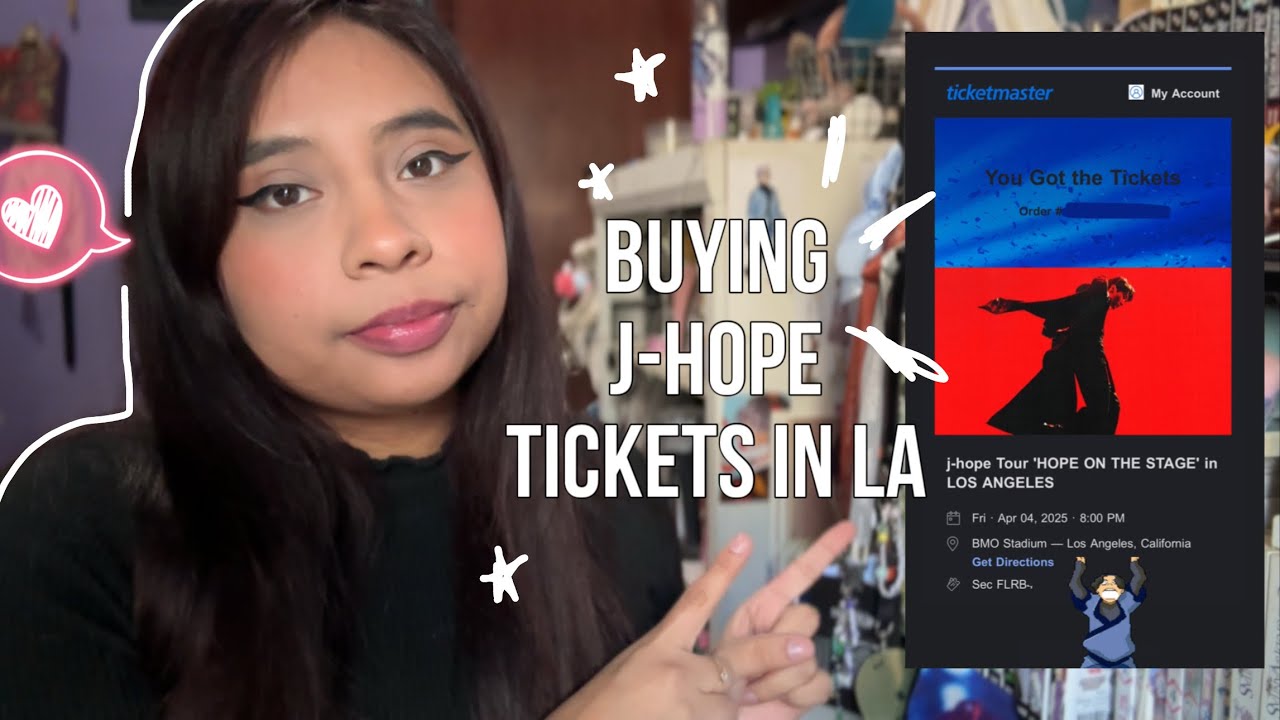 BUYING J-HOPE TICKETS IN LA 2025 | ‘HOPE ON STAGE’ TOUR