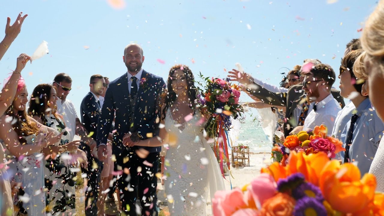 Siesta Key Beach Wedding - Rachel & Alex 2019 [4K]