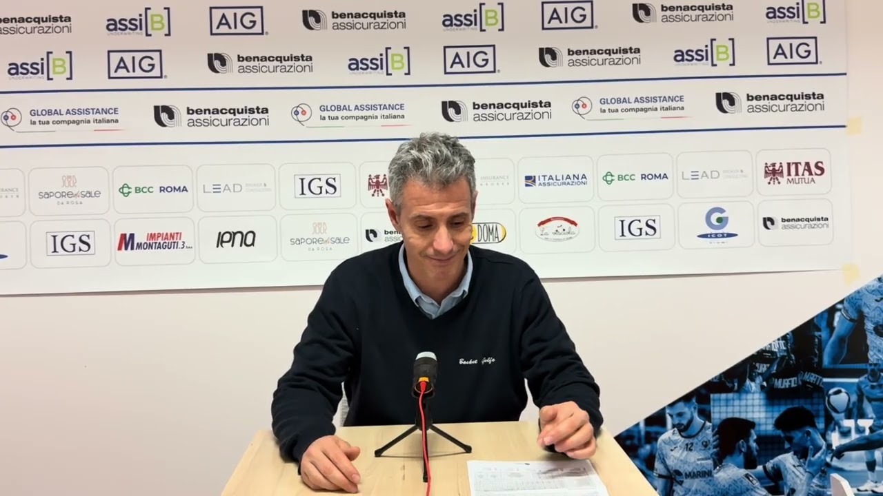 Intervista coach Simone Bianchi (Golfo) nel post partita a Latina