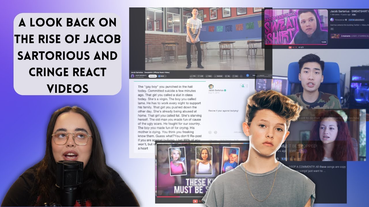 A Look Back on the Rise of Jacob Sartorious and Cringe React Videos