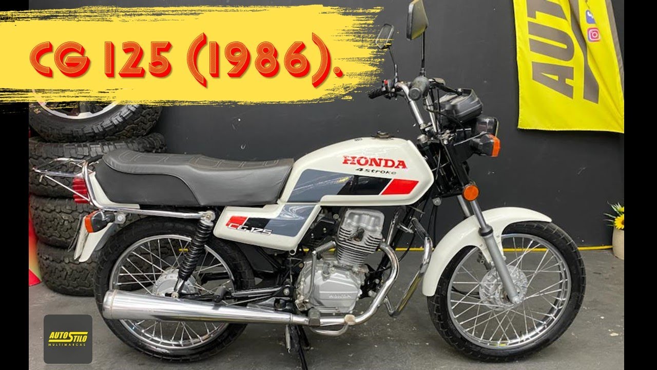 Honda CG 125 (1986): Conheça esta 2ª geração VINTAGE!