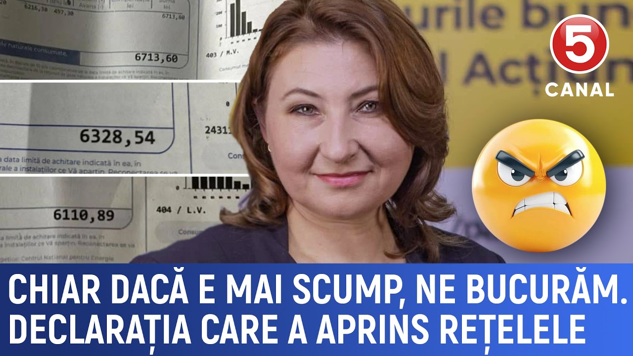 Chiar dacă gazul e mai scump, ne bucurăm. Declarația care a aprins rețelele
