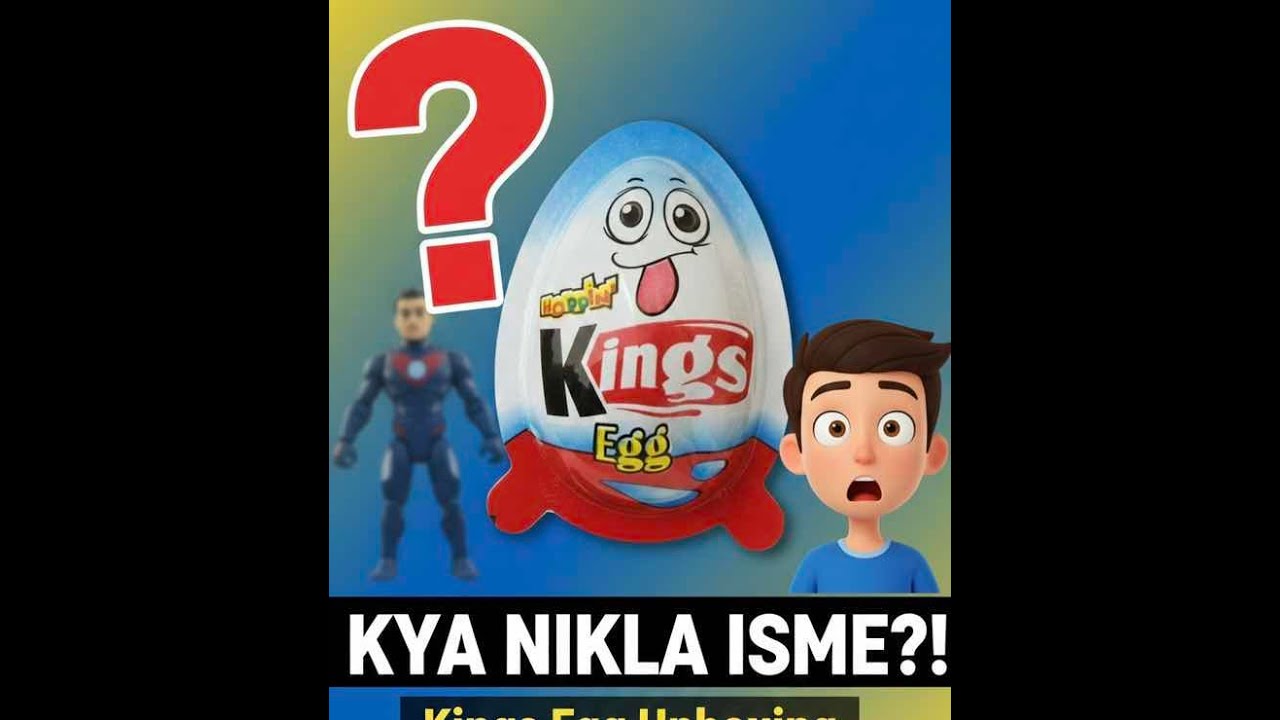 Unboxing kinder joy egg live (king egg) #viral