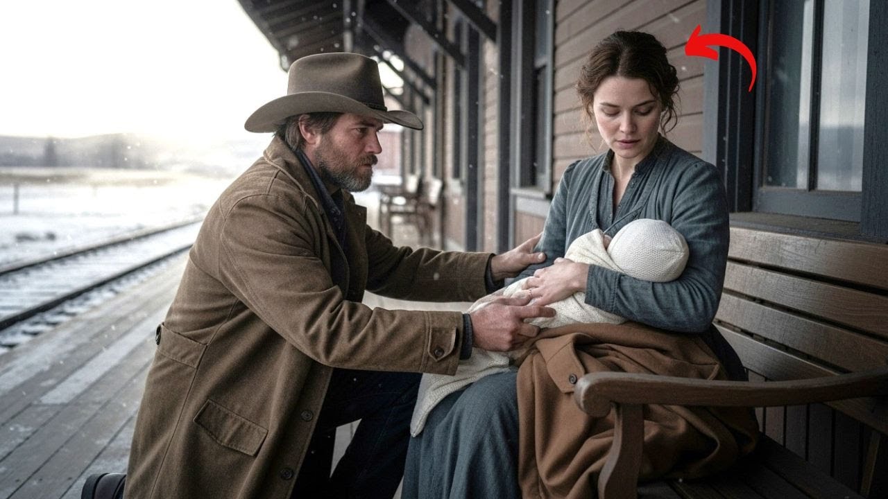 She Was Left with a Baby and No Name at the Train Station—Until the Cowboy Gave Her One.