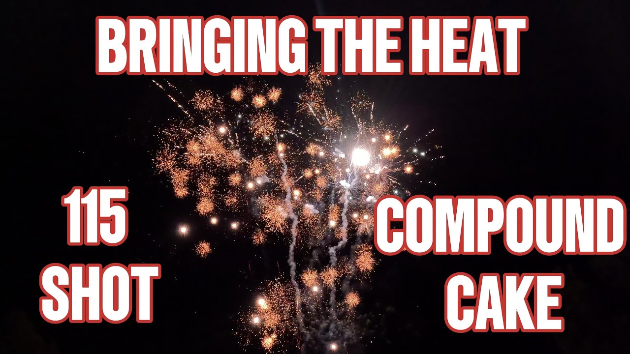 BRINGING THE HEAT 115 SHOT COMPOUND CAKE (PFX5922) @dominatorfireworks #fireworks #4thofjuly #demo