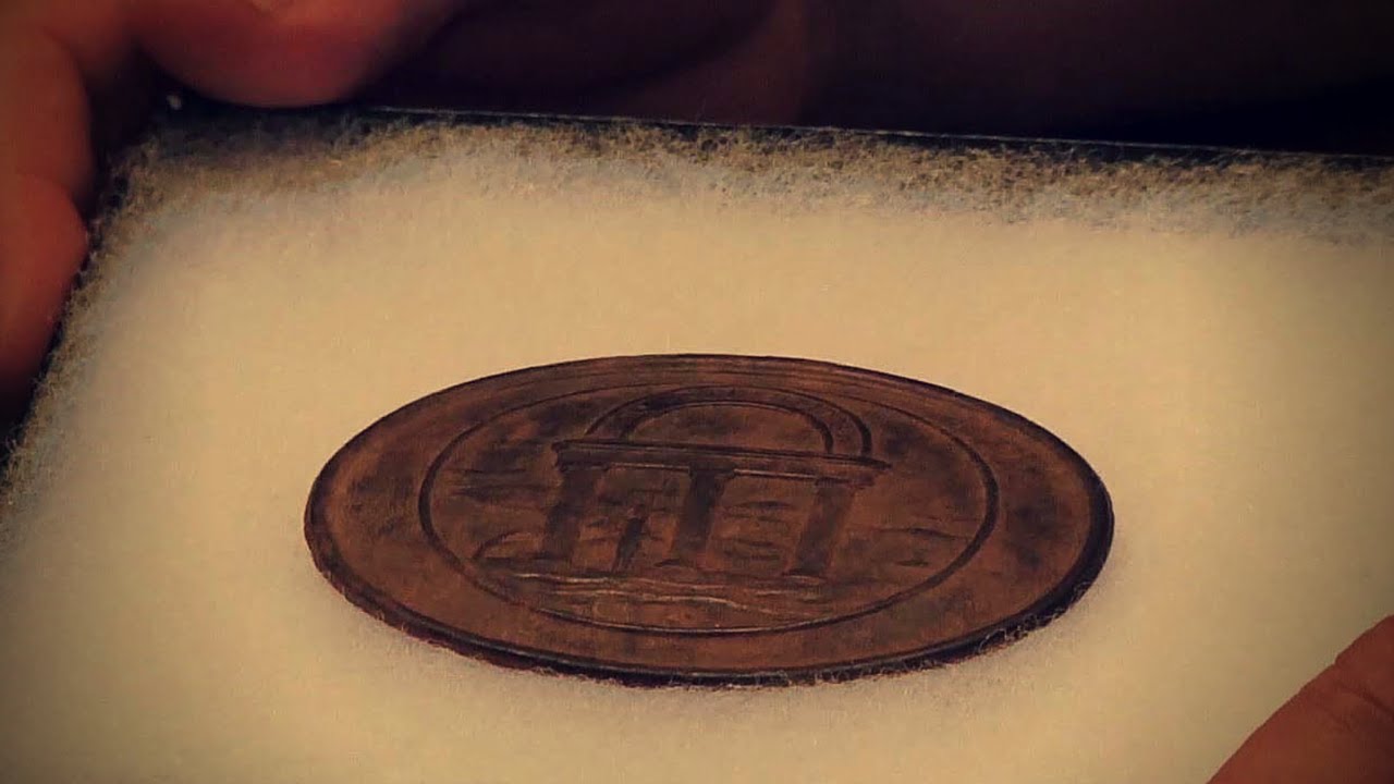 Civil War Georgia Cartridge Plate & ID Tag