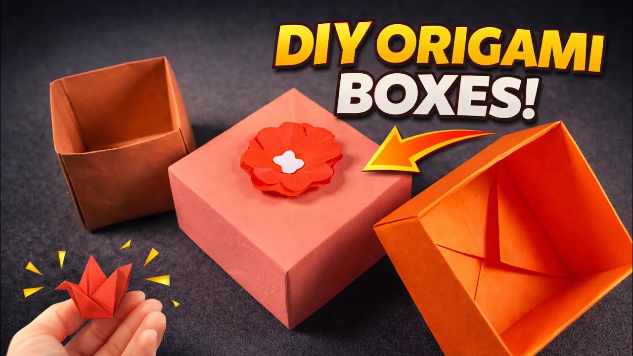 Masu Box Origami Tutorial | Simple Paper Folding Steps