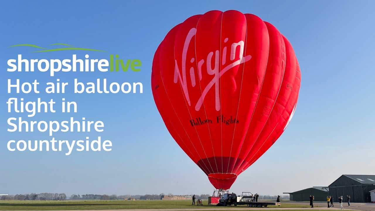 Hot Air Balloon Flight Across Shropshire Countryside - plus pilot interviews