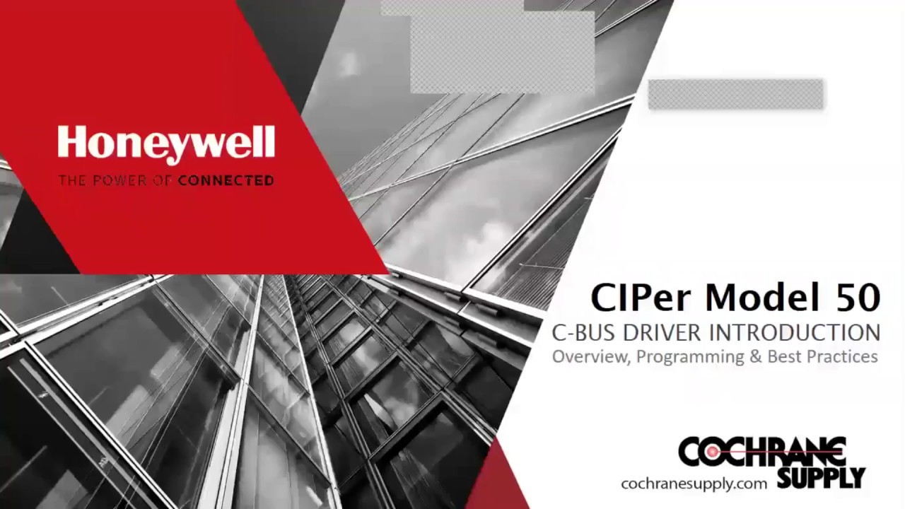 The Honeywell CIPer Model 50 Controller |  Smart Building Seminar Presented by Cochrane Supply