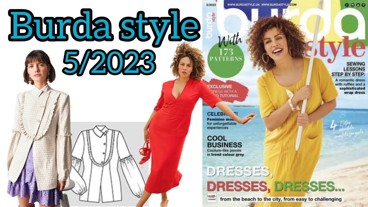 Burda style 5/2023 , complete review 👍
