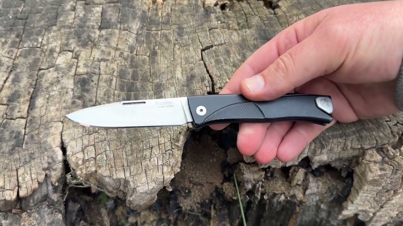 Ніж LionSteel Thrill. Інтеграл на сліпджойнті. Безпечний замок для мандрівок з ножем по Європі.