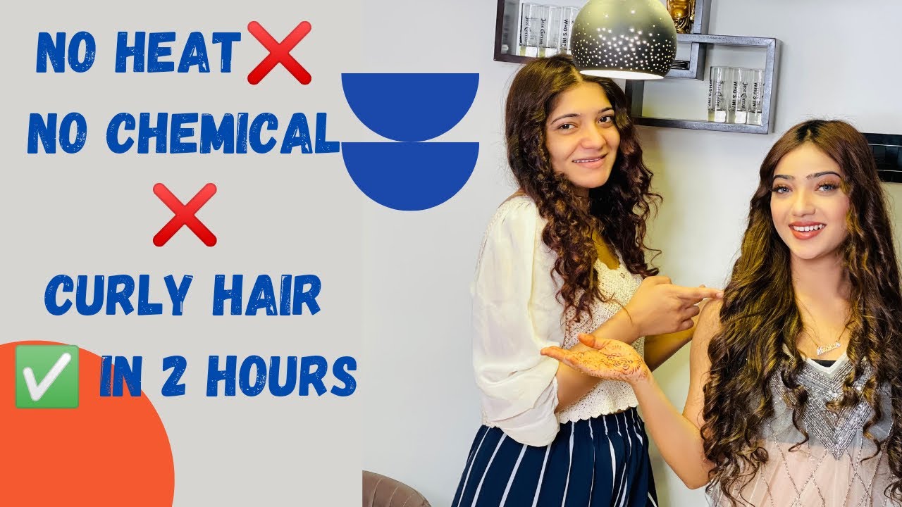 No heat ❌ natural CURLS in 2 hours
