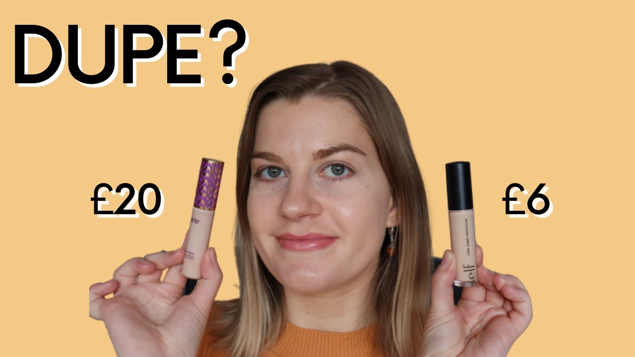 Tarte Shape Tape Dupe? // e.l.f. 16hr Camo Concealer // Comparison