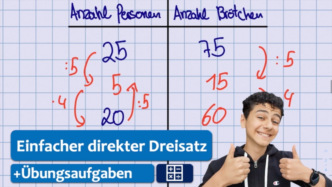 Dreisatz berechnen| Proportionale Zuordnungen| Einfach erklärt