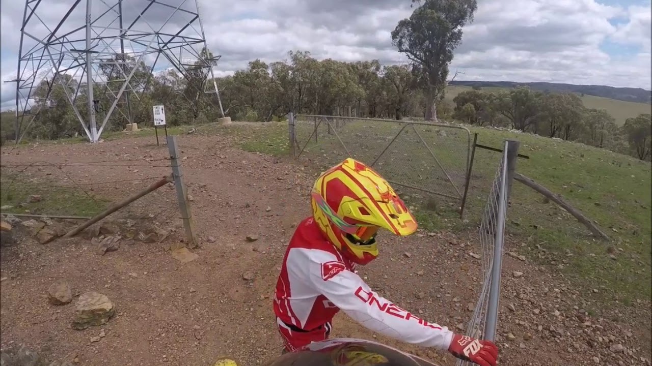 Louee powerline trail, first time on the Enduro tracks