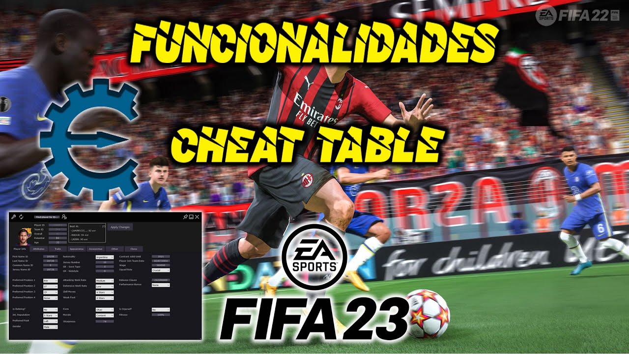 💻 FUNCIONALIDADES CHEAT TABLE ⚽ FIFA 23 ⚽ COMO USAR CORRETAMENTE 💻 PC