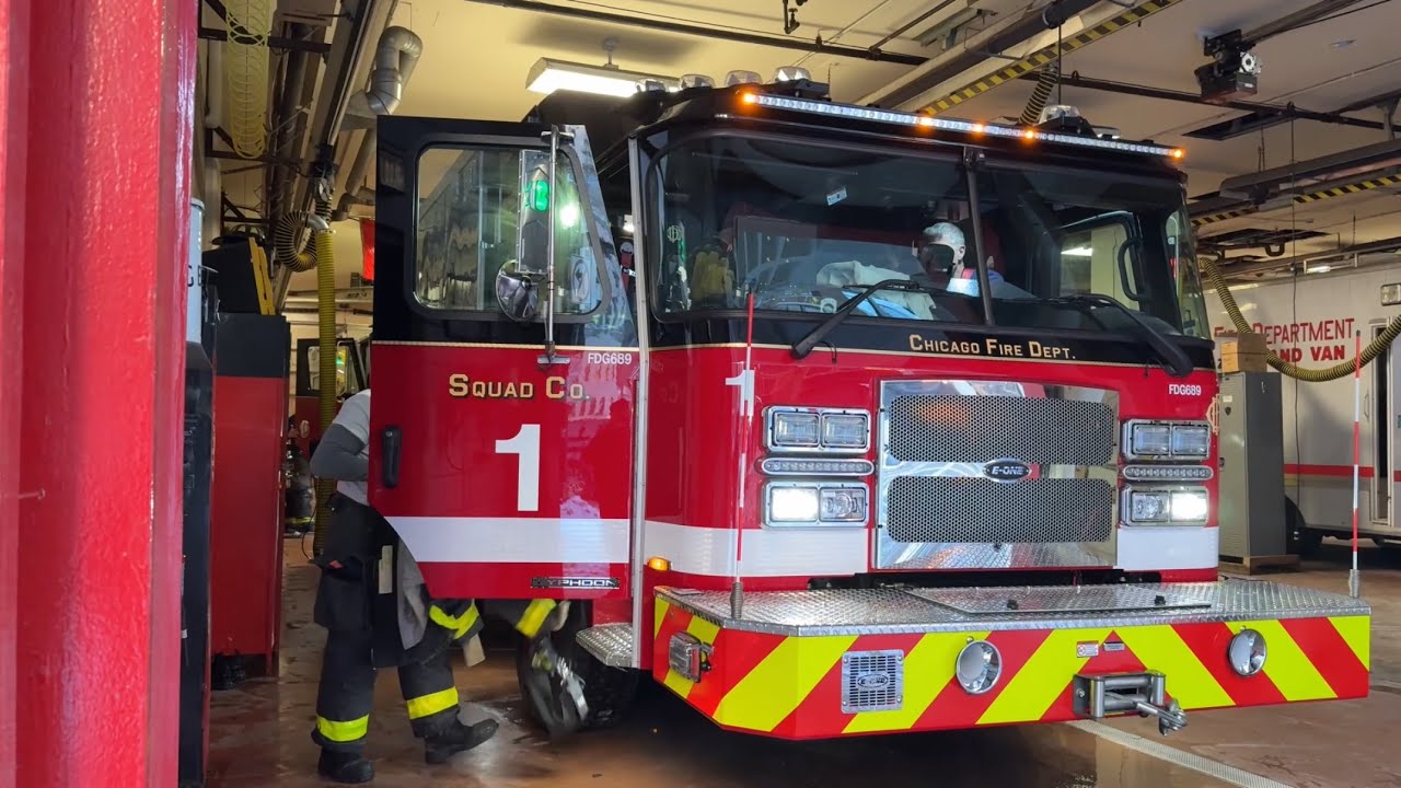 🔥FIRE IN HI-RISE🔥Chicago fire department *BRAND NEW* Sqaud 1 Engine 42 Truck 3 