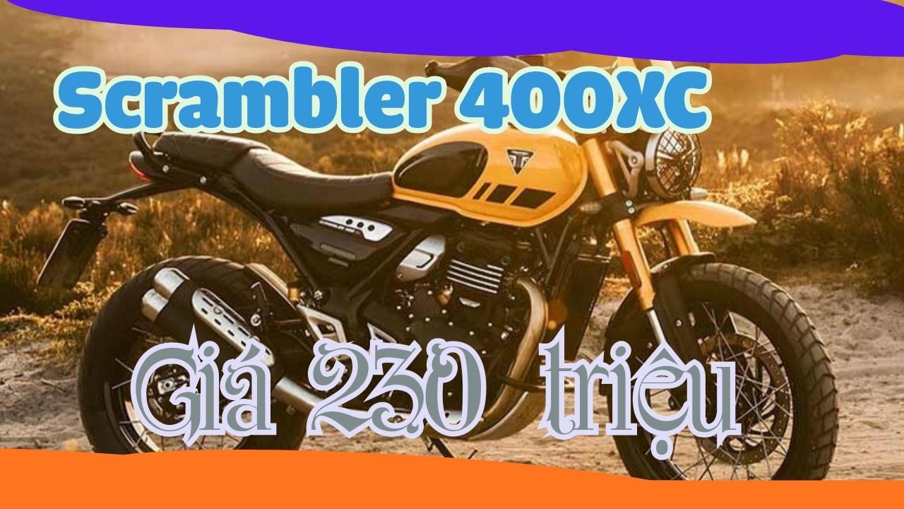 Triumph Scrambler 400XC 230 triệu sắp đổ bộ, liệu có đáng mong chờ?