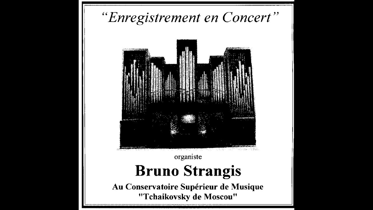 Récital, Conservatoire Tchaïkovski de Moscou, B Strangis, orgue, 13/04/1995
