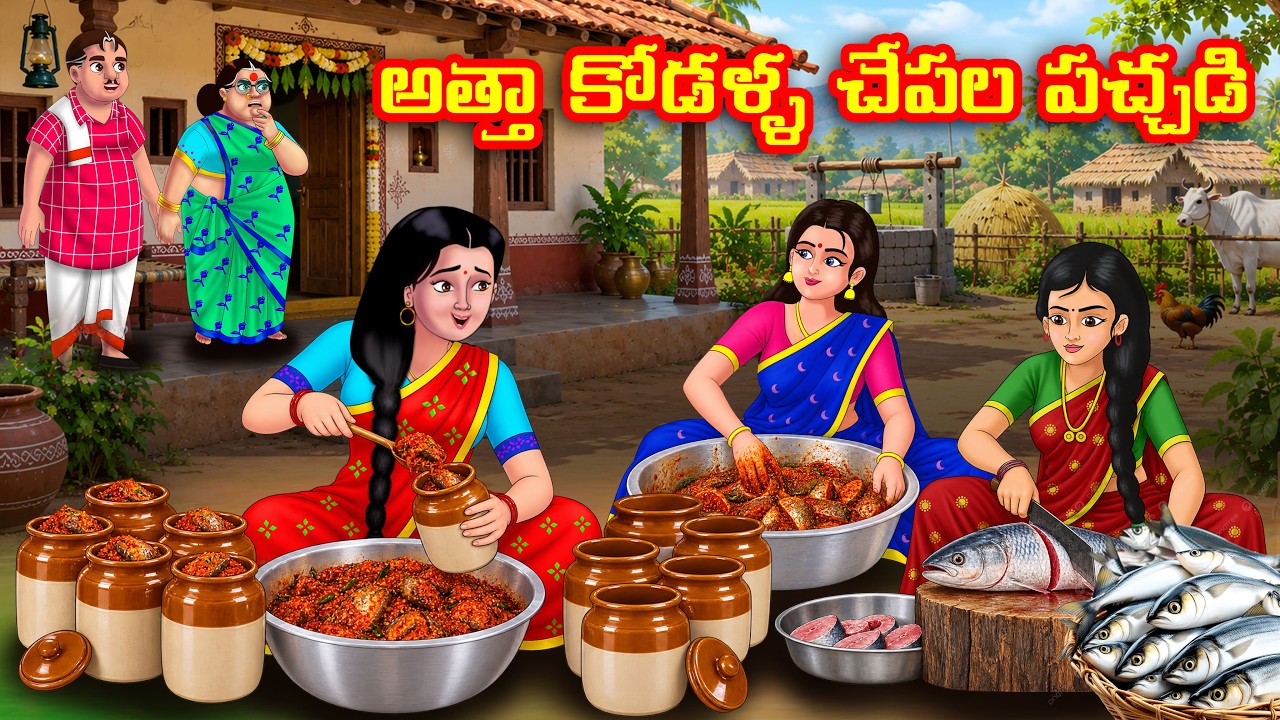 అత్తా కోడళ్ళ చేపల పచ్చడి | Atha vs Kodalu  | Anamika TV Atha Kodalu |Telugu Stories