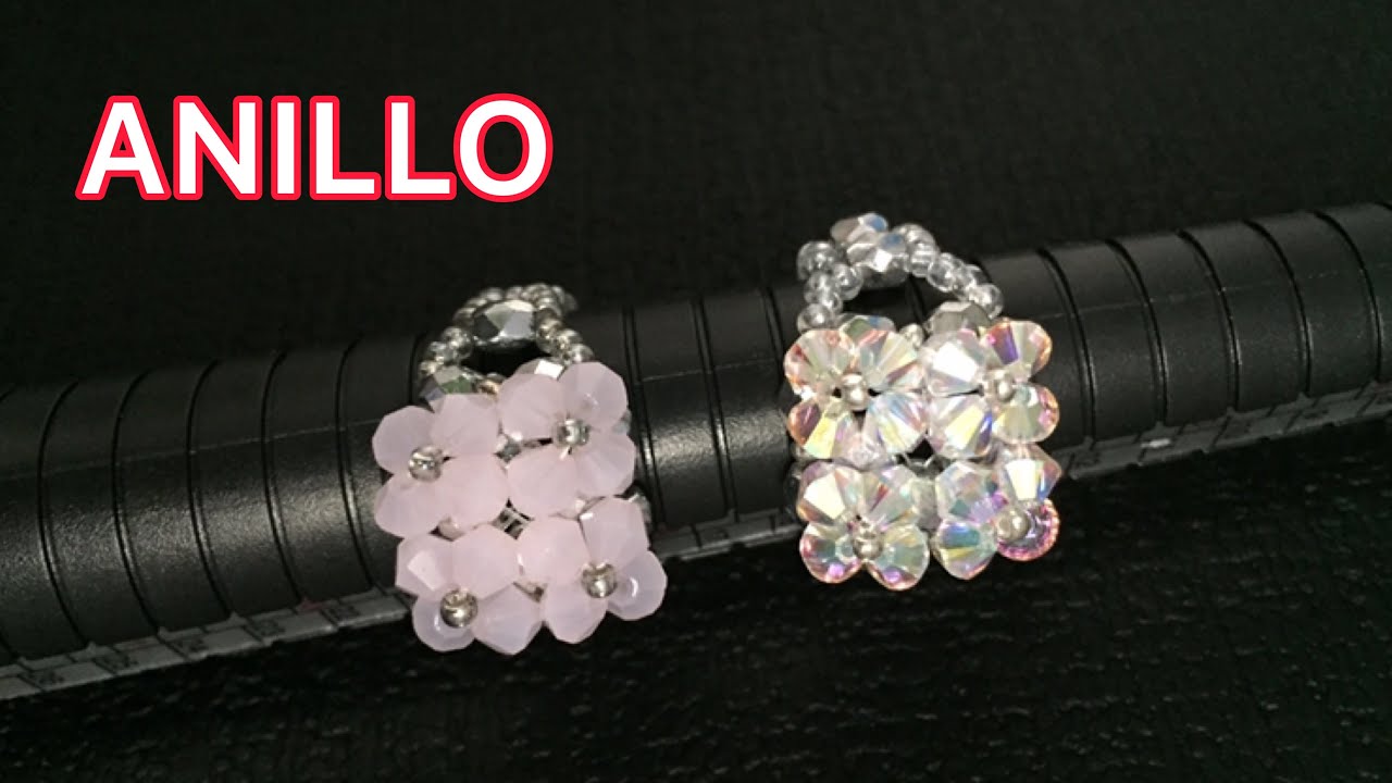 COMO SE HACE UN ANILLO CON CRISTALES FÁCIL Y RÁPIDO