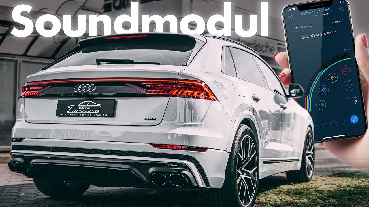 Böser Sound für AUDI Q8 durch Soundmodul | Cete Automotive