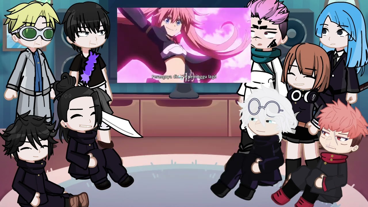 Jujutsukaisen react to Milim nava | rimuru tempest | slime | Gojo | Gacha life 2