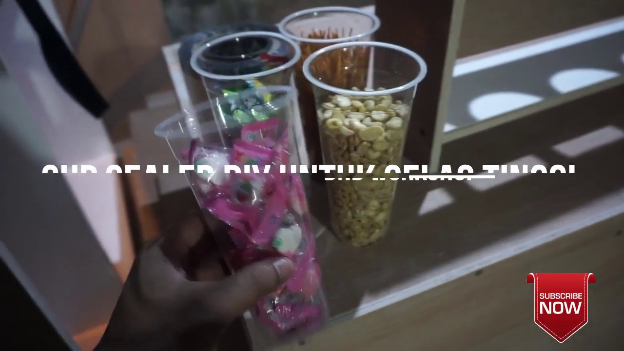 MEMBUAT CUP SEALER l MESIN PRESS GELAS PLASTIK MANUAL MENGGUNAKAN SETRIKA | DIY CUP SEALER