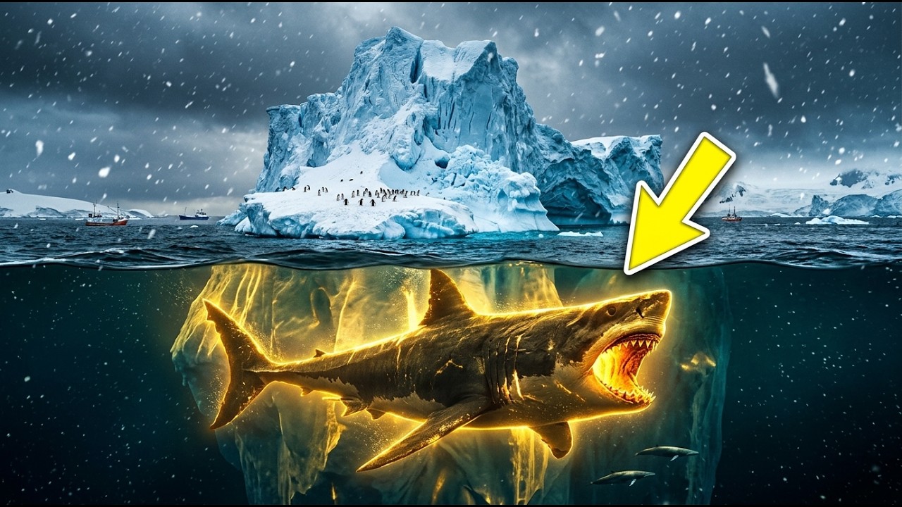 СЛЕДЫ МЕГАЛОДОНА НАШЛИ В АНТАРКТИДЕ. ОН ПЛАВАЛ ВЕЗДЕ