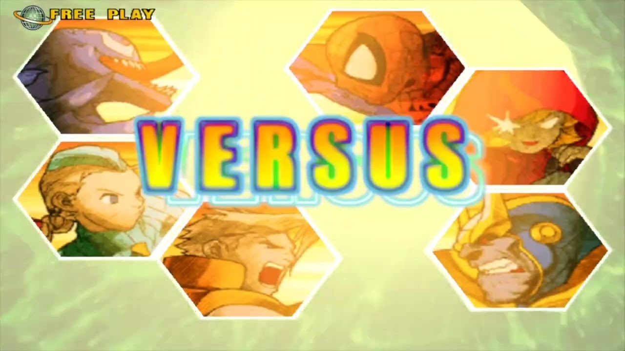Быстрый бой с роботом #marvelvscapcomfightingcollection #fightinggames