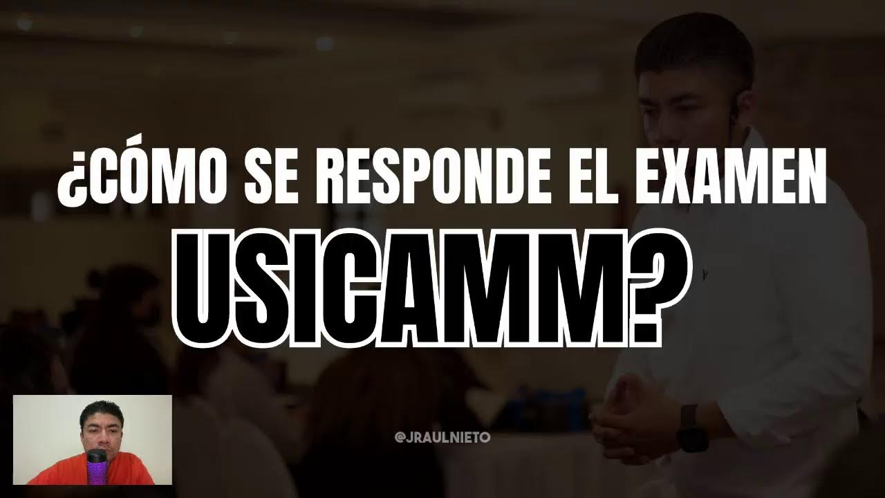 ¿CÓMO SE RESPONDE EL EXAMEN USICAMM 2026?