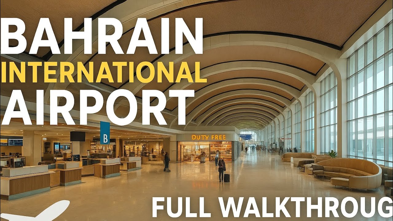 Inside Bahrain International Airport 2025 ✈️ | Full Walkthrough of BAH Terminal | Bahrain airport