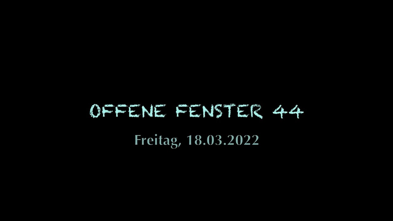 OFFENE FENSTER 44 (complete) - Christian Grosch - free improvisation piano concert