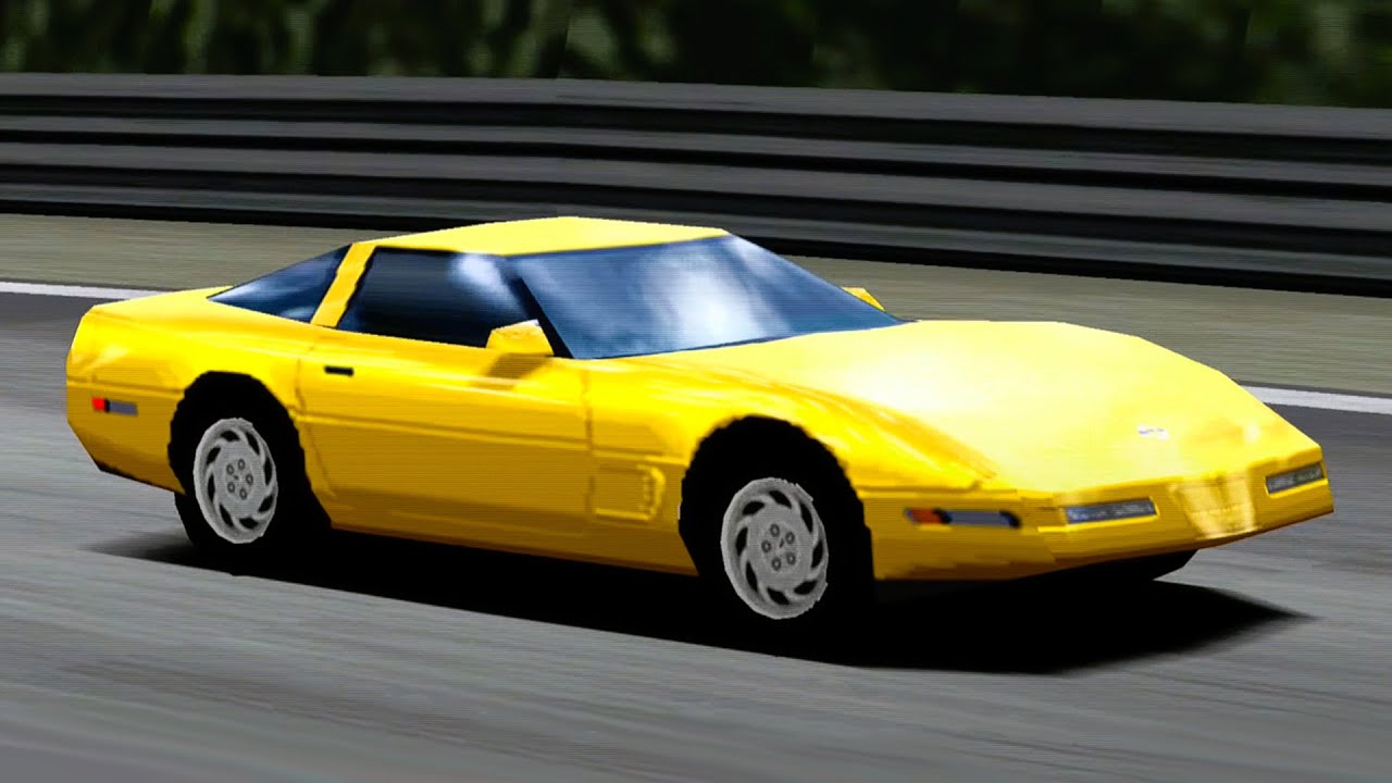 🎮 GRAN TURISMO 2 🚗 CHEVROLET CORVETTE COUPE (C4) '96 🏞️​​ MIDFIELD RACEWAY 🕹️ ARCADE 💨