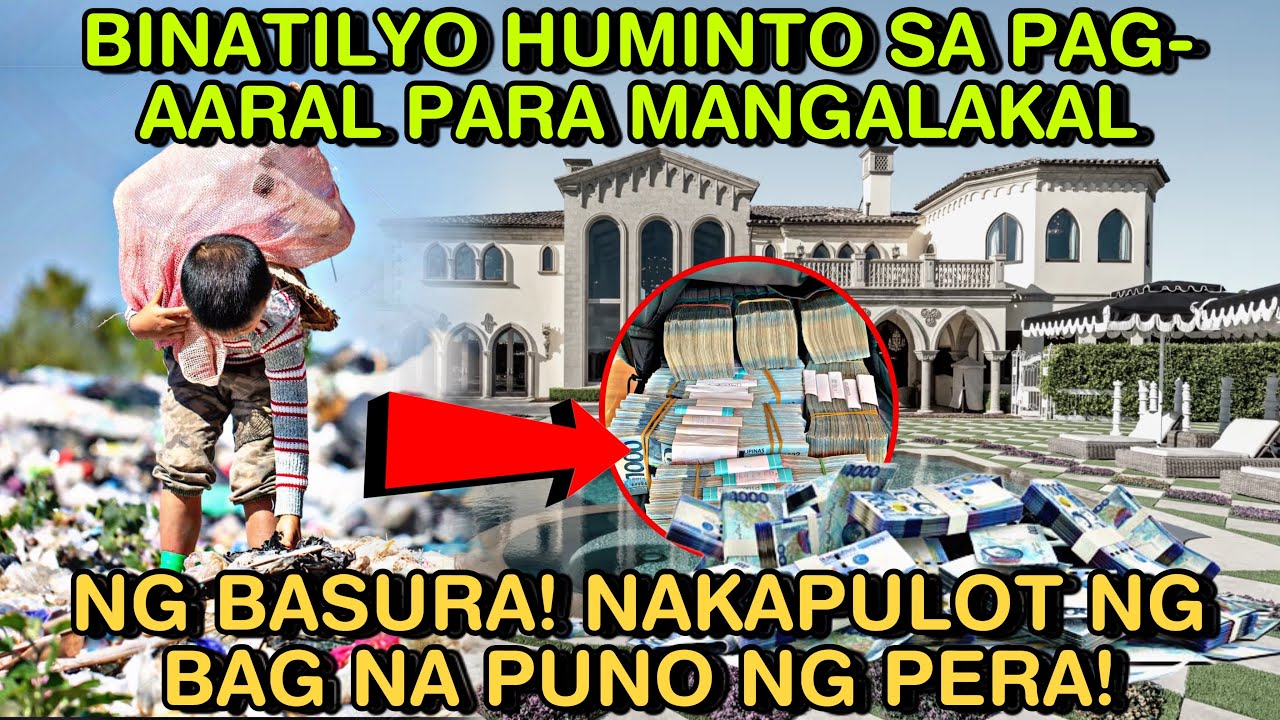 BINATILYO HUMINTO SA PAG-AARAL PARA MANGALAKAL NG BASURA! NAKAPULOT NG BAG NA PUNO NG PERA!