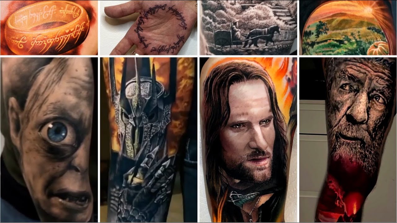 Epic Lord of the Rings Tattoos l Lotr Tattoos from 2020/21