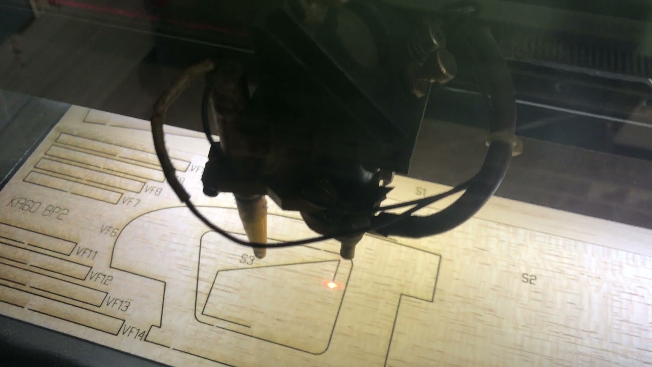 Old School Model Works Kaos 60 - laser cutting parts