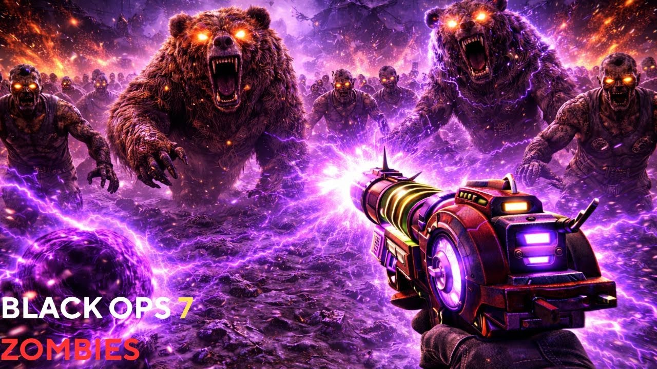 Ray Gun Max Upgrade High Rounds Test in Black Ops 7 Zombies
