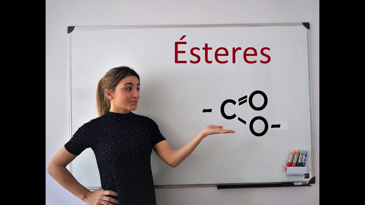 11. ÉSTERES. Formulación orgánica