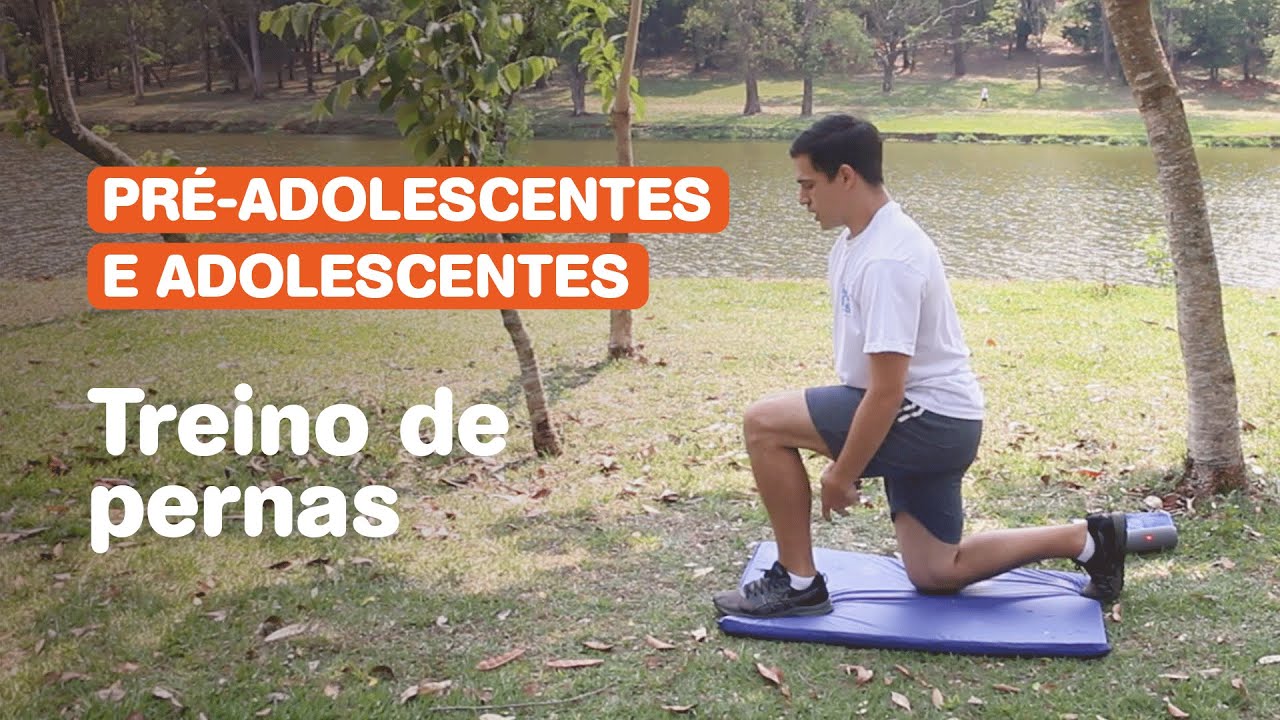 #8 Atividade física em casa para ADOLESCENTES - Fortalecendo as PERNAS | Prof. Robson Furlan