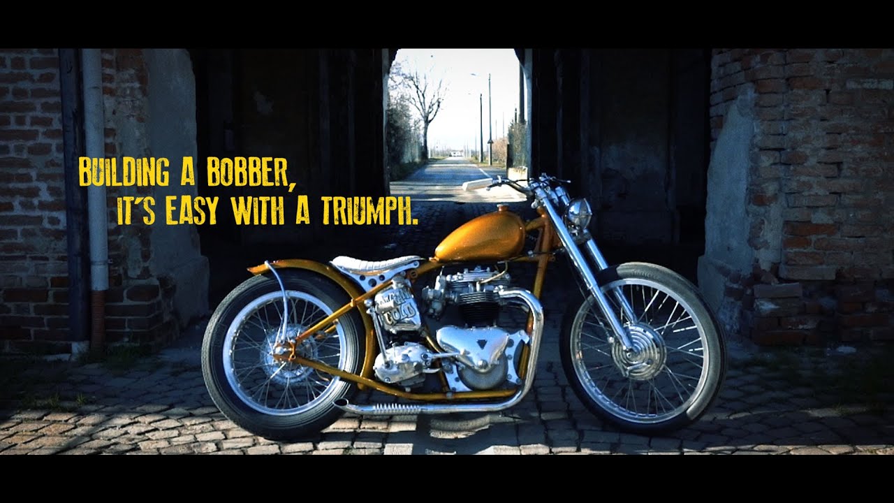 Triumph T-120 Pre Unit Bobber 1954 - Pagan Gold by Chop Works