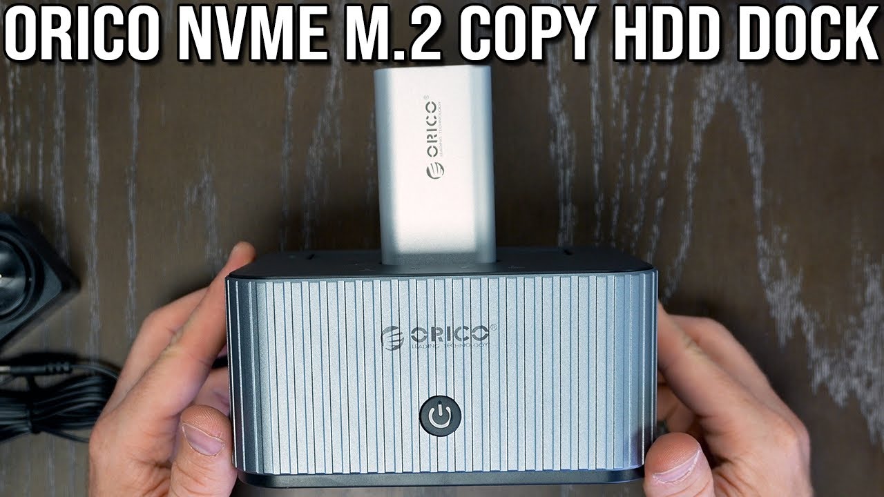Orico 2 Bay NVMe M.2 USB-C HDD Copy Dock