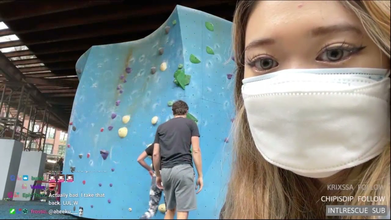 ROCK CLIMBING WITH CHAT ☆ NYC IRL STREAM - !social !schedule !allmoons (Part 3)