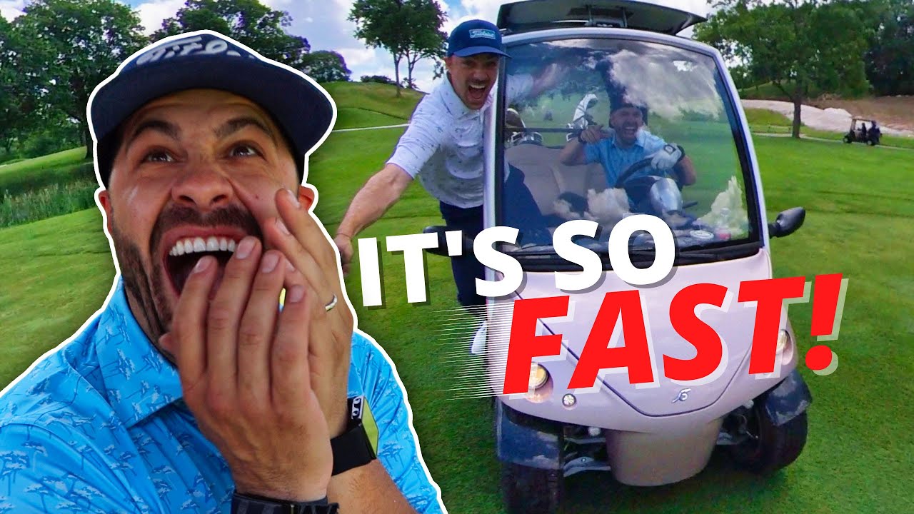 CRAZY FAST GOLF CART at Forest Hill Field Club