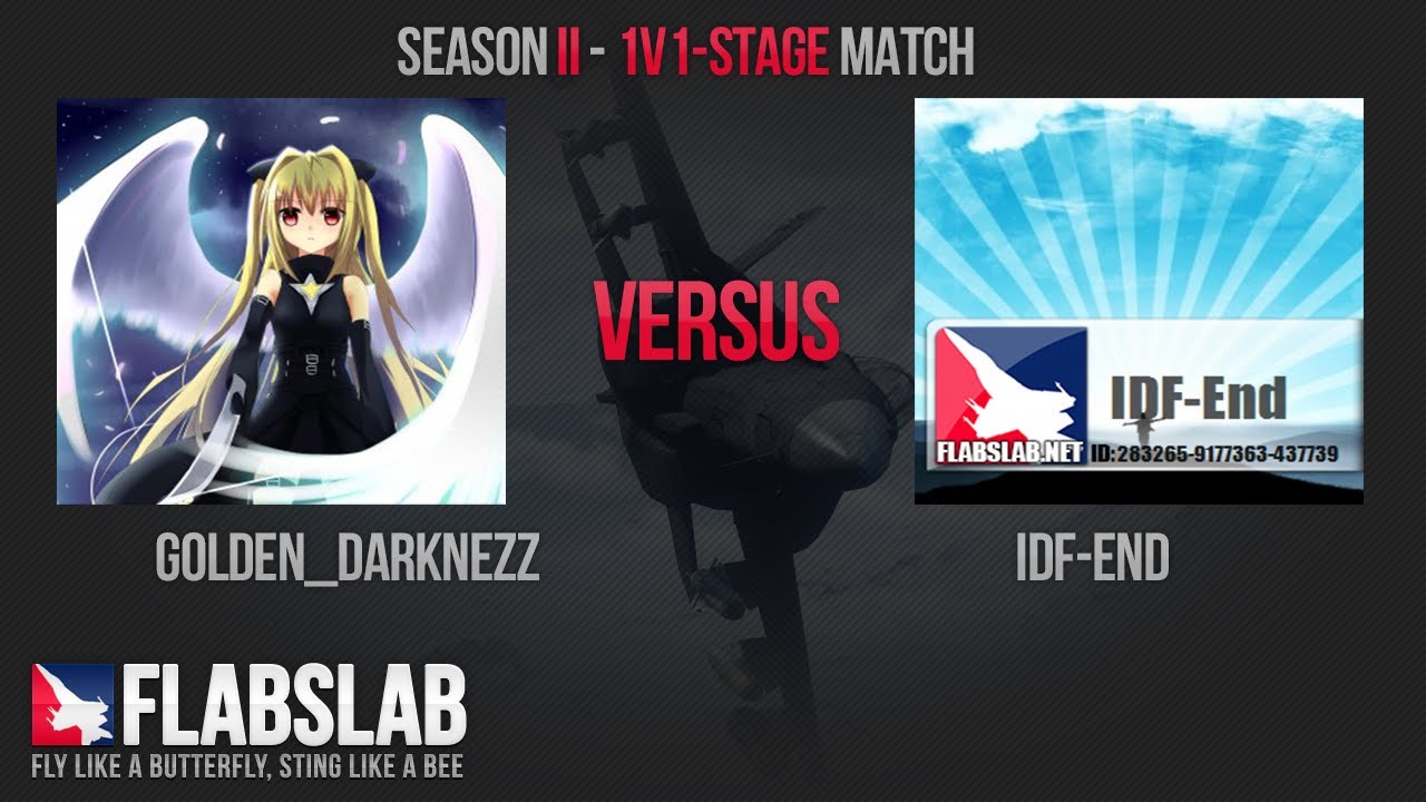 FLABSLAB #2 Day 14 1v1 STAGE - Golden_Darknezz vs IDF-End