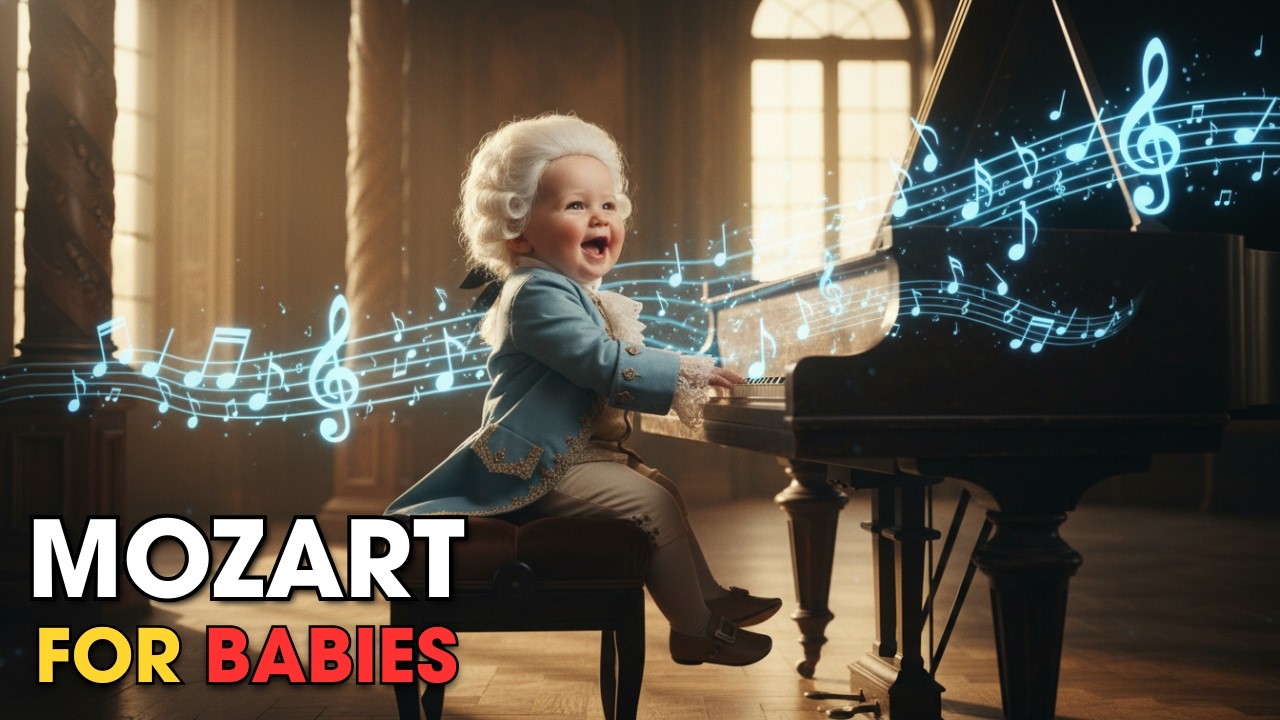 Boost Baby's Brain Power by 200% with This One Mozart Track