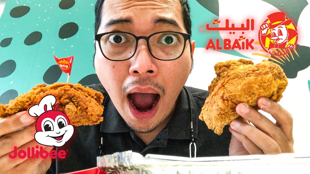 BROASTED CHICKEN FROM AL BAIK DUBAI VS JOLLIBEE CHICKENJOY